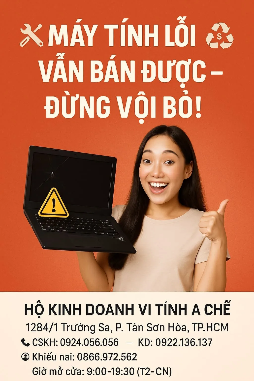 Lỗi Máy Tính Vẫn Bán Được – Đừng Bỏ Phí! ☎️ 0924.056.056