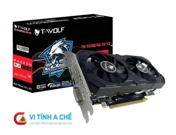 Card màn hình T WOLF RX 580 8GB GDDR5 (V2)