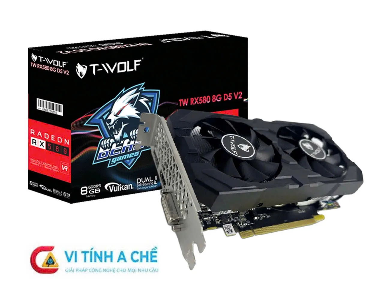 Card Màn Hình T Wolf Rx 580 8Gb Gddr5 (V2)