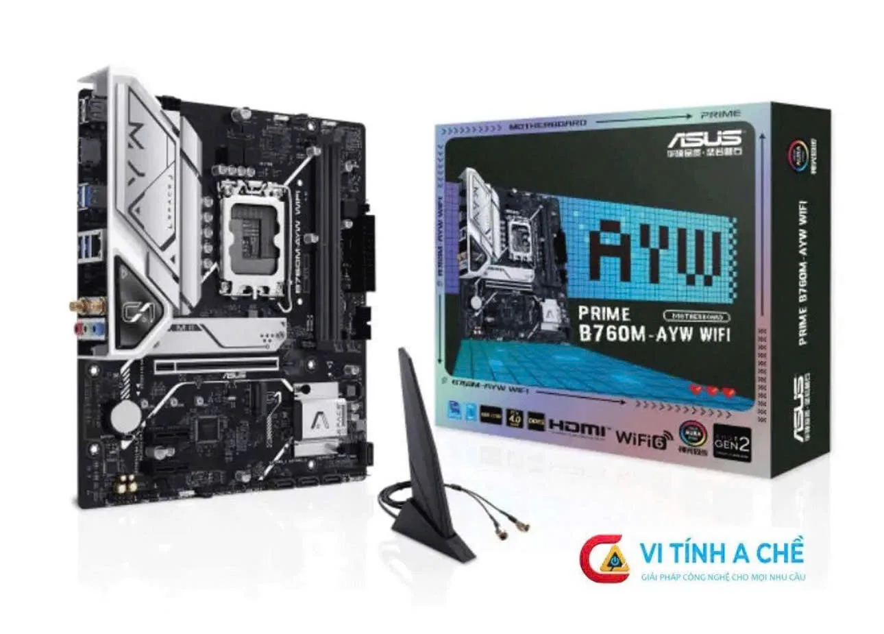 Mainboard Asus B760M Ayw Wifi Ddr5 2 Mainboard Asus B760M Ayw Wifi Ddr5 - Ảnh 2