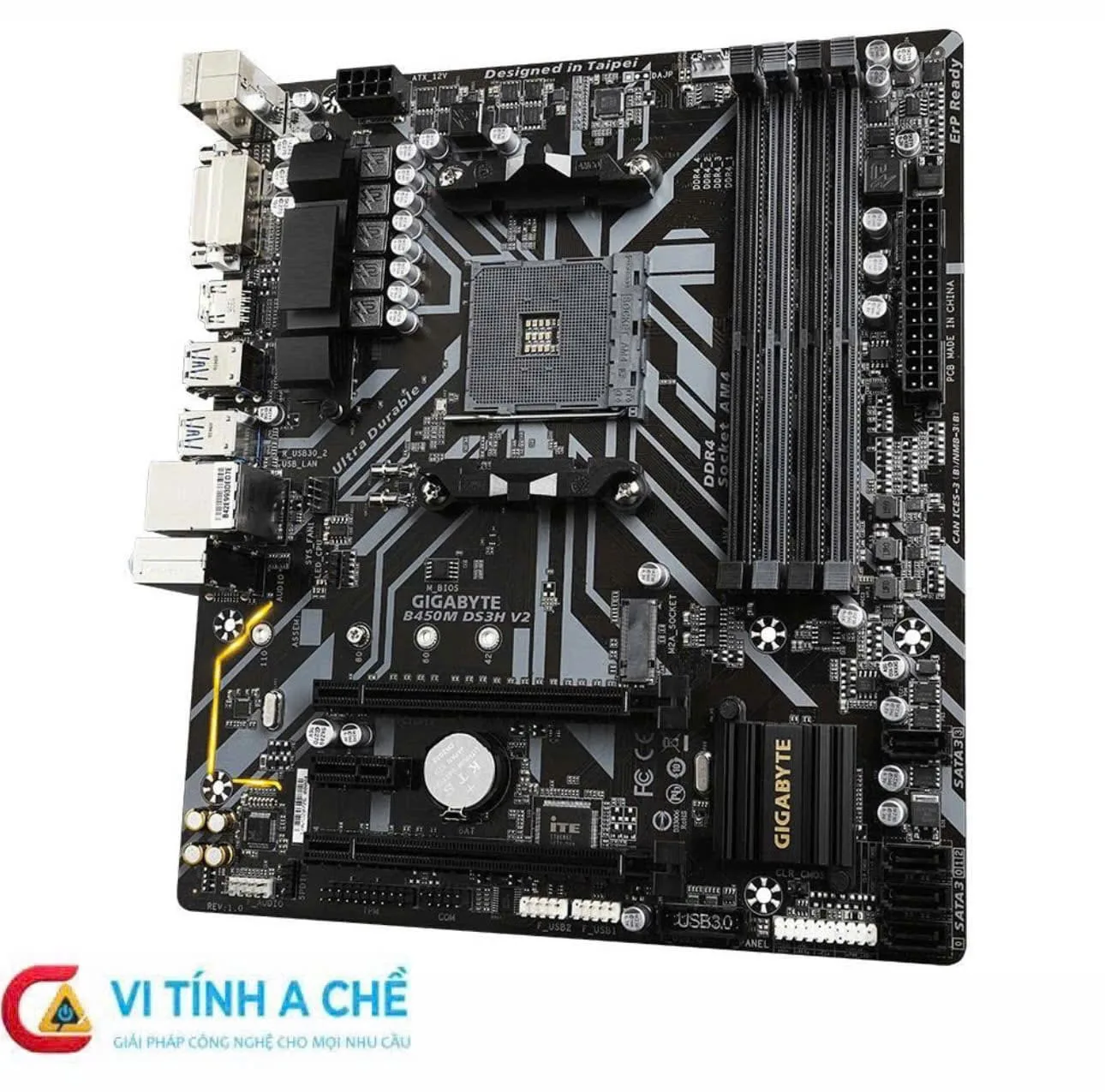 Mainboard Gigabyte B450M Ds3H V3 – Vi Tính A Chề