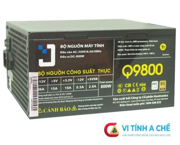 Nguồn Jetek Q9800 (QSD) – 80 Plus Gold | Vi Tính A Chề