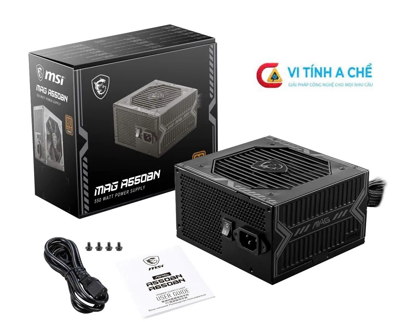 Nguồn Máy Tính Msi Mag A550Bn 550W 80 Plus Bronze 5 Nguồn Máy Tính Msi Mag A550Bn 550W 80 Plus Bronze - Ảnh 5