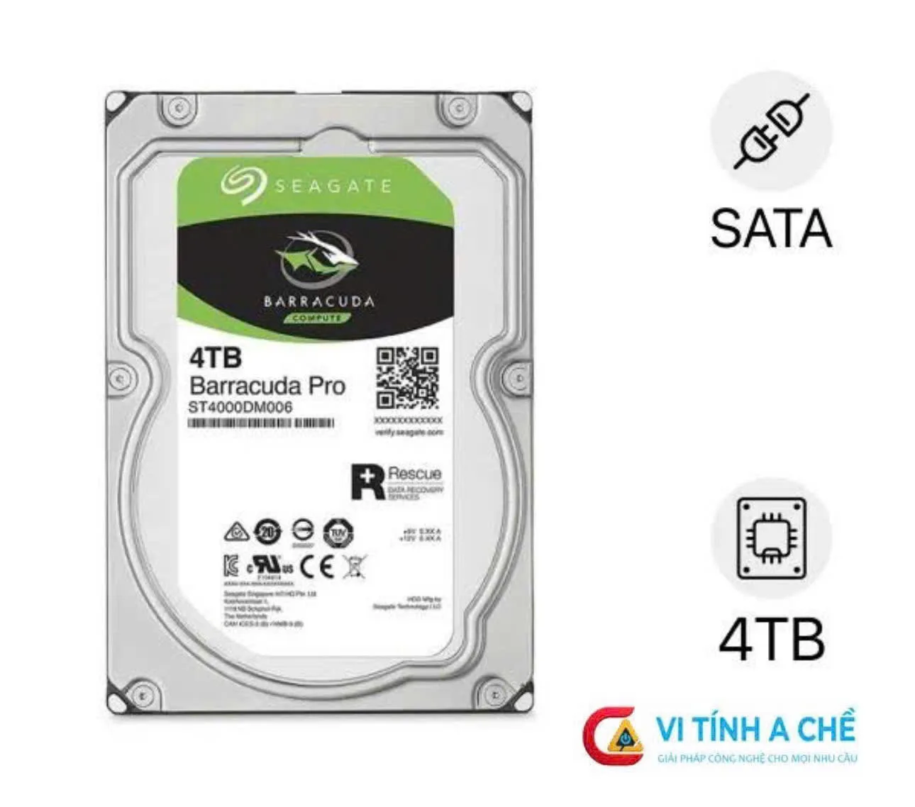 Ổ cứng HDD 4TB Seagate Barracuda Chính Hãng