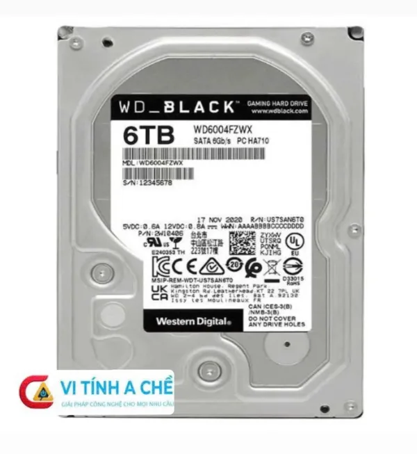 Ổ cứng HDD Western Digital Black 6TB (WD6004FZBX)