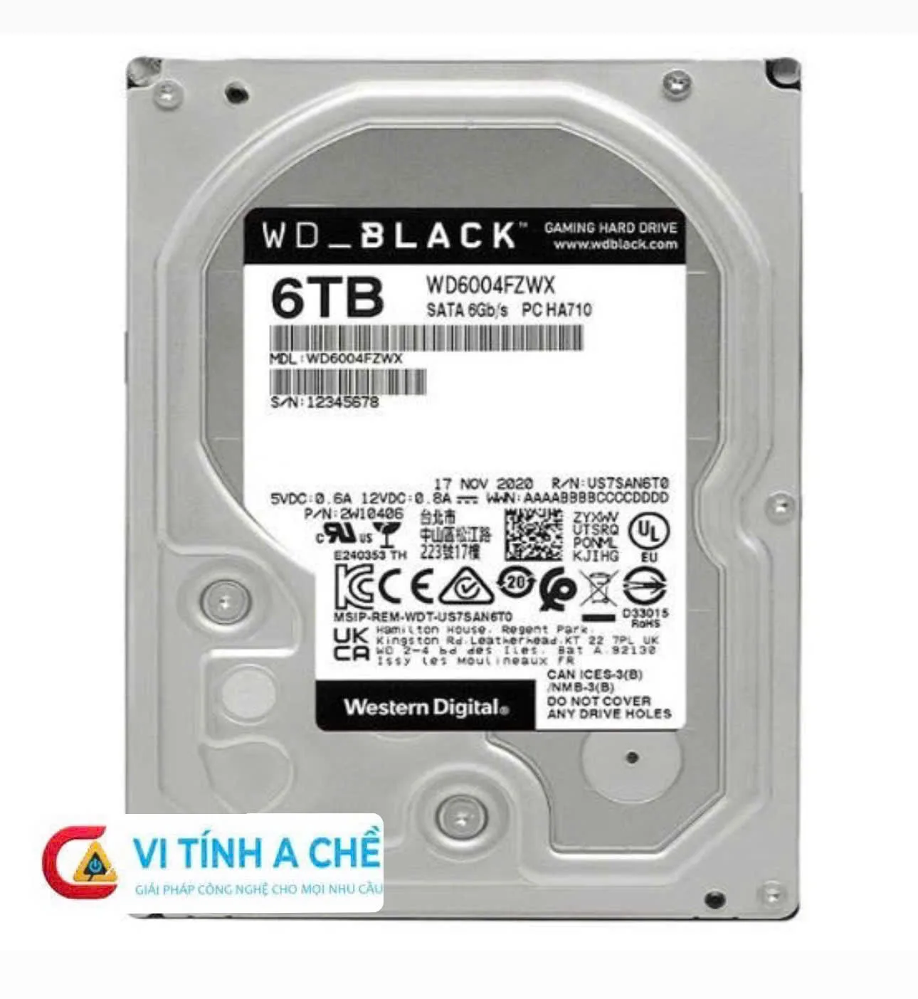 Ổ cứng HDD Western Digital Black 6TB (WD6004FZBX)