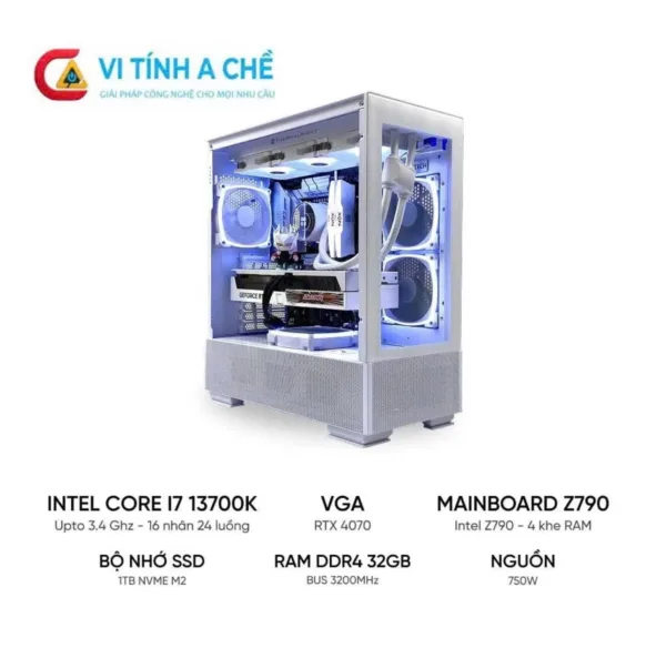 PC Đồ Họa i7 13700K RTX 4070 12GB Hiệu Năng Mạnh Giá Rẻ