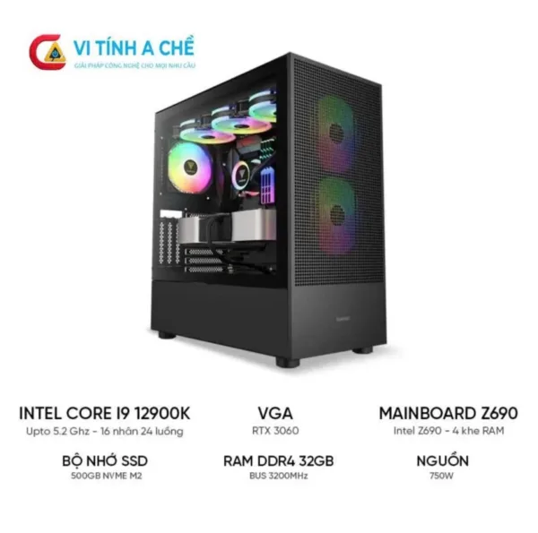 PC Đồ Họa i9 12900K RTX 3060-Giá Tốt – Hiệu Năng Khủng