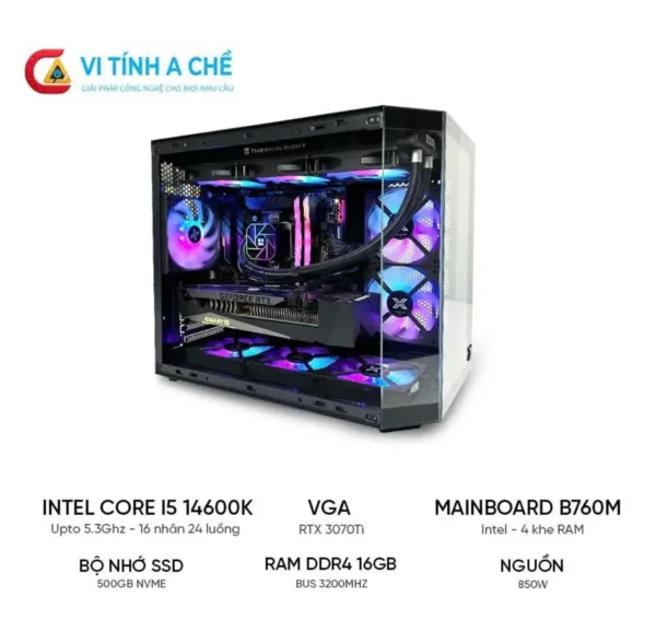 PC Gaming i5 14600K RTX 3070Ti- FPS cực cao,chơi mượt game