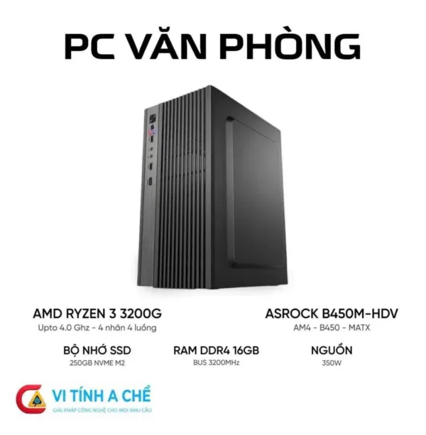 PC Văn Phòng Ryzen 3 3200G Giá Rẻ, Chạy Ổn Định