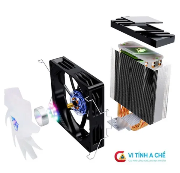 Tản nhiệt khí Leopard K400 RGB (Support 2011)