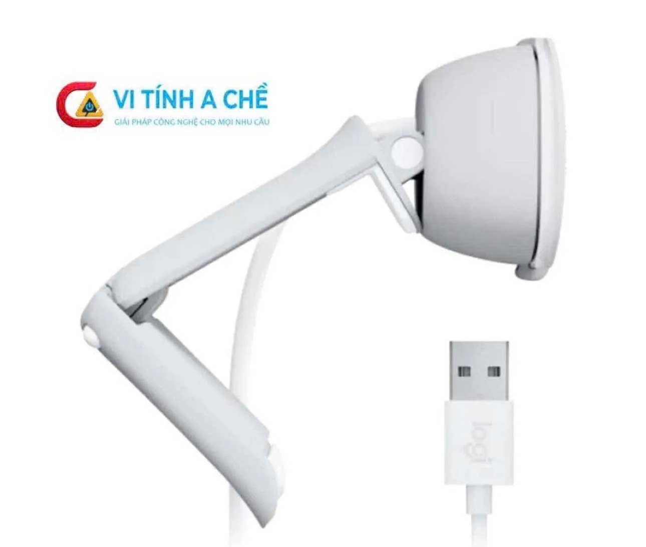 Webcam Logitech Brio 100 Trắng Full Hd Chính Hãng 2 Webcam Logitech Brio 100 Trắng Full Hd Chính Hãng - Ảnh 2