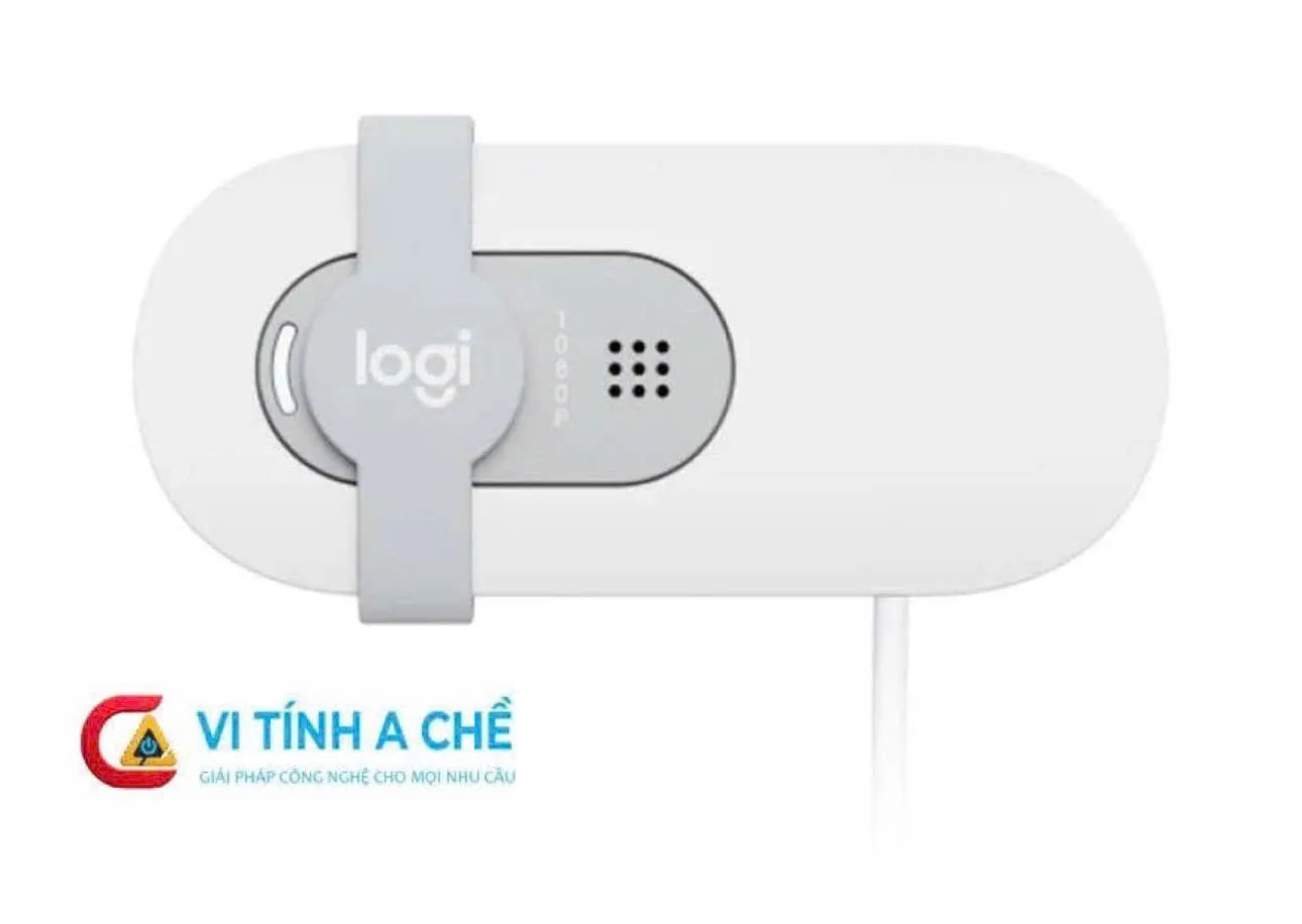 Webcam Logitech Brio 100 Trắng Full Hd Chính Hãng 3 Webcam Logitech Brio 100 Trắng Full Hd Chính Hãng - Ảnh 3