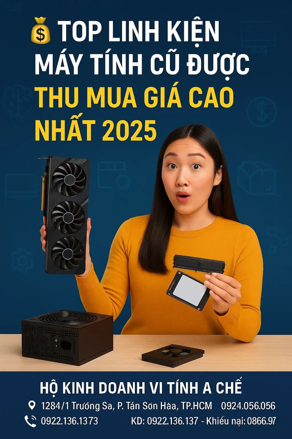 Top Linh Kiện Máy Tính Cũ Được Thu Mua Giá Cao Nhất Năm 2025