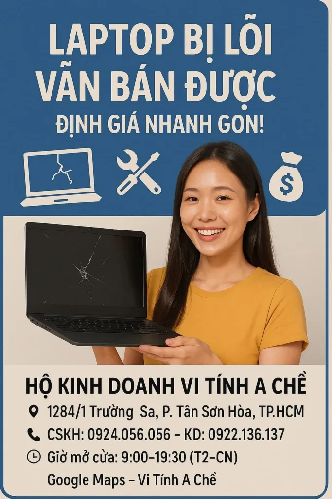 💻 Những Lỗi Laptop Vẫn Có Thể Bán Được – ☎️ 0924.056.056