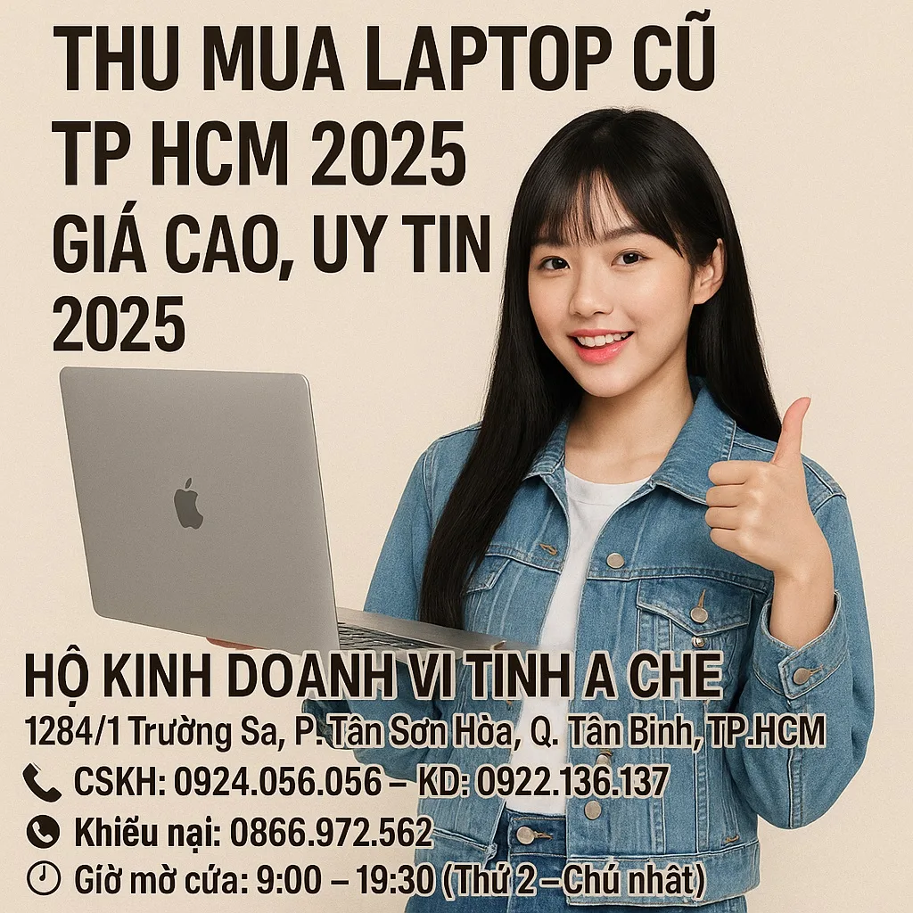 Thu Mua Laptop Cũ Tphcm 2025