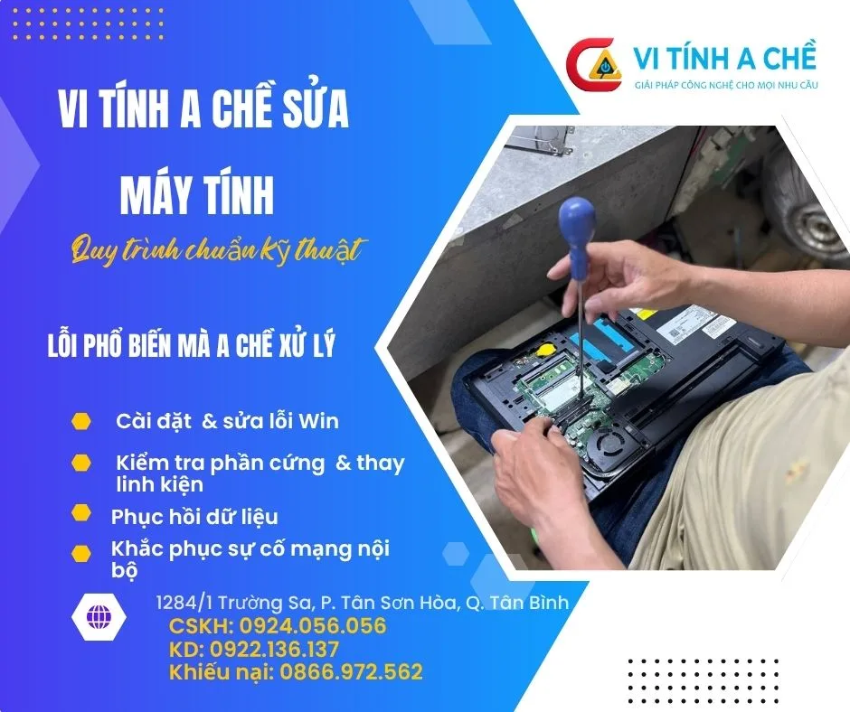 Vi Tính A Chề Sửa Máy Tính Tại Hcm – Nhanh &Amp; Uy Tín