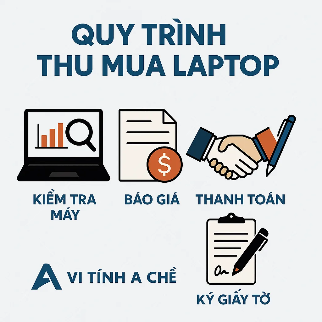 Quy Trình Thu Mua Laptop Hỏng Hư 3 Bước Vi Tính A Chề Tphcm