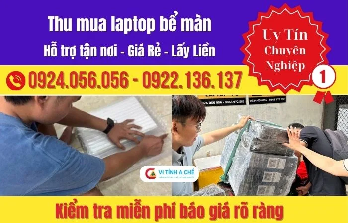 Thu Mua Laptop Bể Màn Tại Tp.hcm – Kiểm Tra Nhanh – Báo Giá Rõ Ràng.