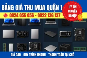 Bảng Giá Thu Mua Quận 1