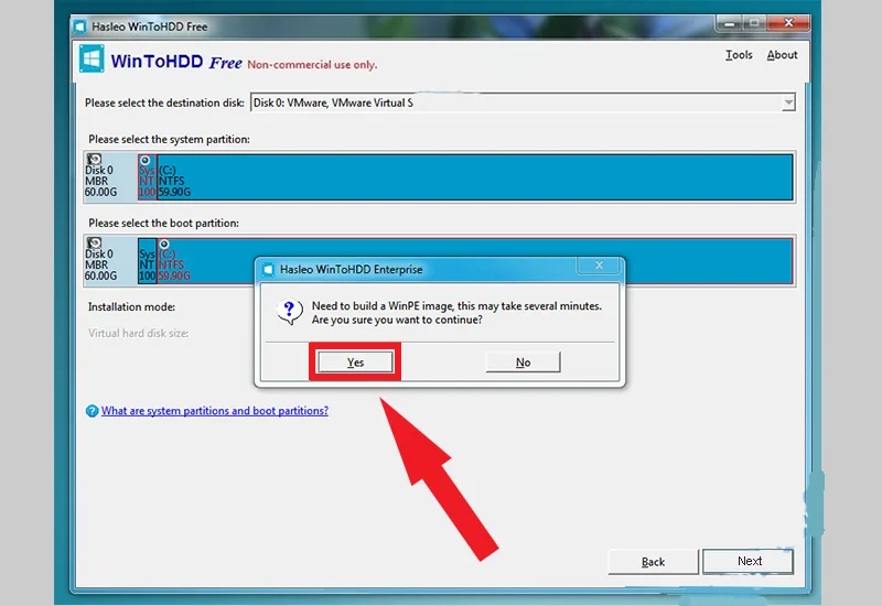 Cài Windows Không Cần Usb Boot Bằng Wintohdd