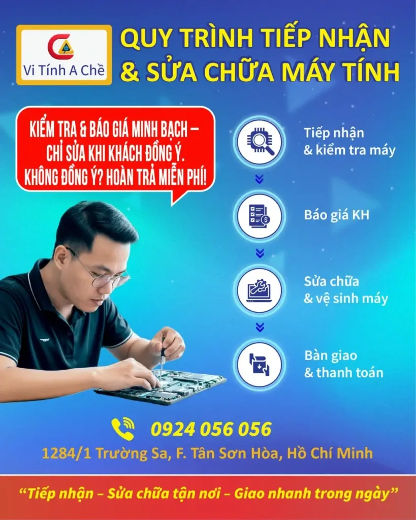 Quy Trình Sửa Máy Tính Vi Tính A Chề