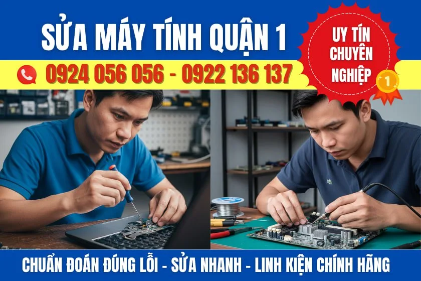 Sửa Máy Tính Quận 1 Nên Chọn Địa Chỉ Nào Uy Tín Và Minh Bạch