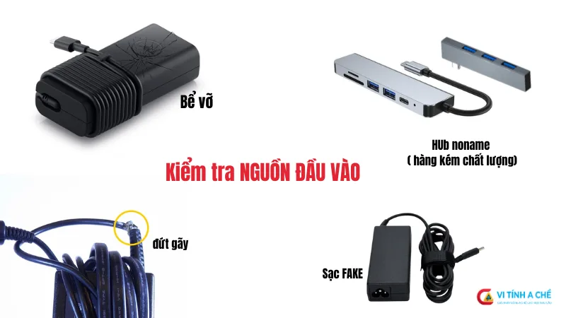 Lỗi Nguồn Đầu Vào Khiến Laptop Bật Không Lên Dù Có Điện