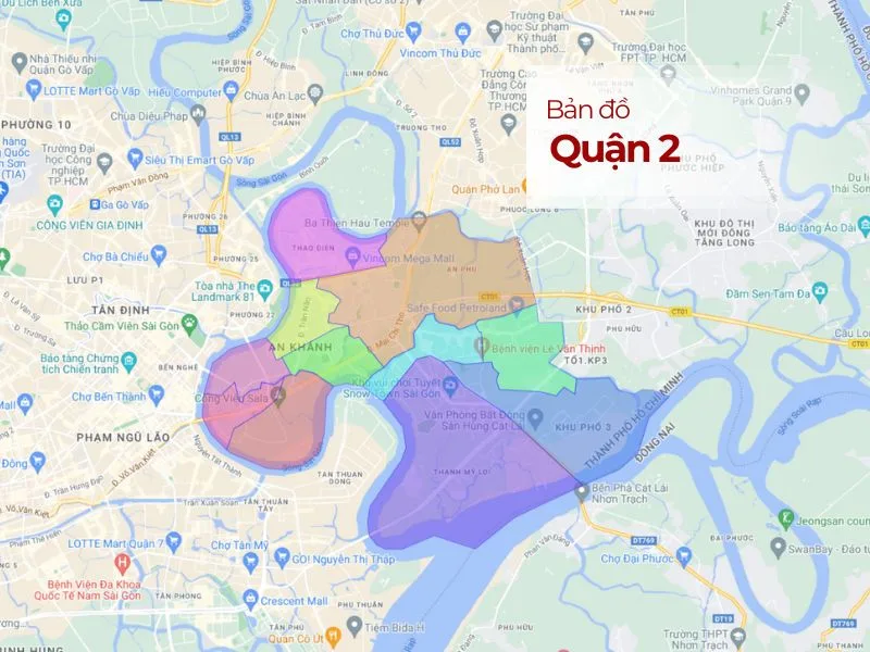 Bản Đồ Quận 2