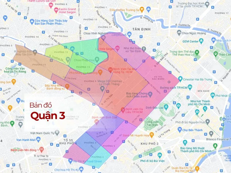 Bản Đồ Quận 3