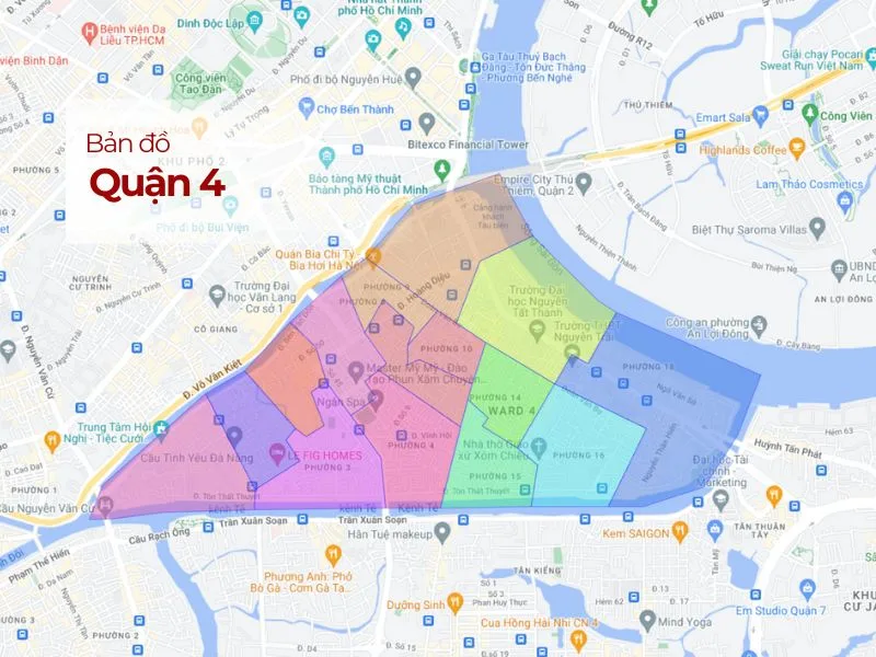 Bản Đồ Quận 4