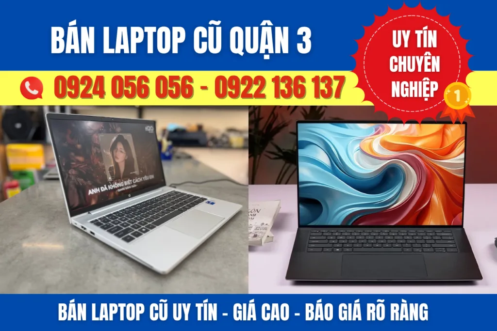 Bán Laptop Cũ Quận 3