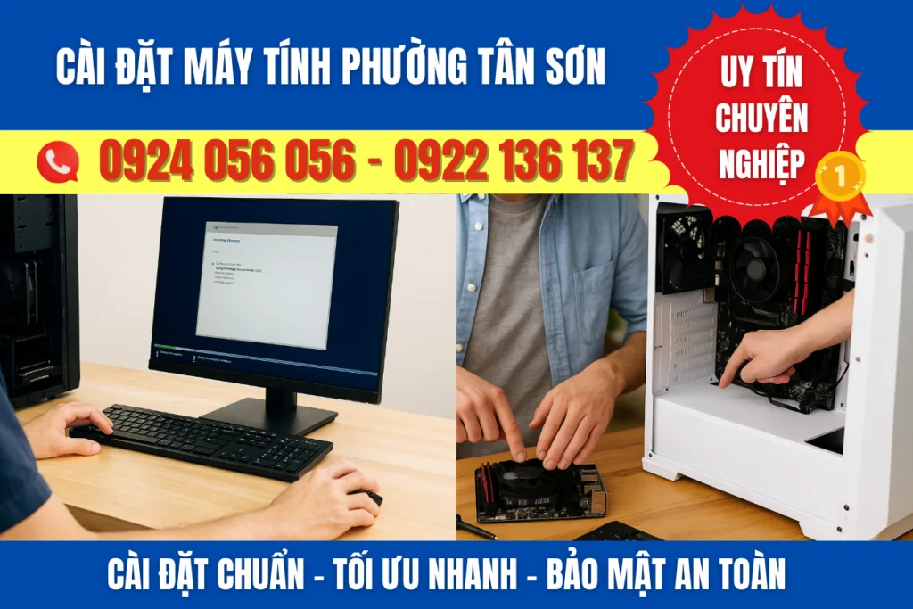 Cài Đặt Máy Tính Phường Tân Sơn