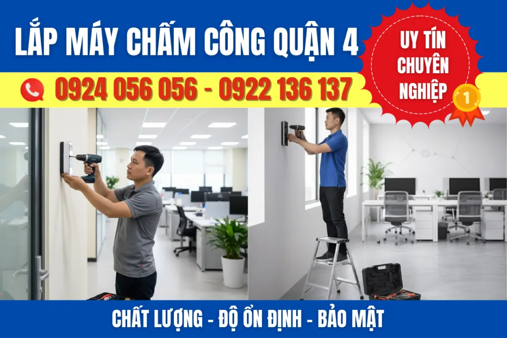 Lắp Máy Chấm Công Quận 4