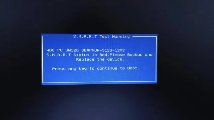 Lỗi Smart Ở Laptop