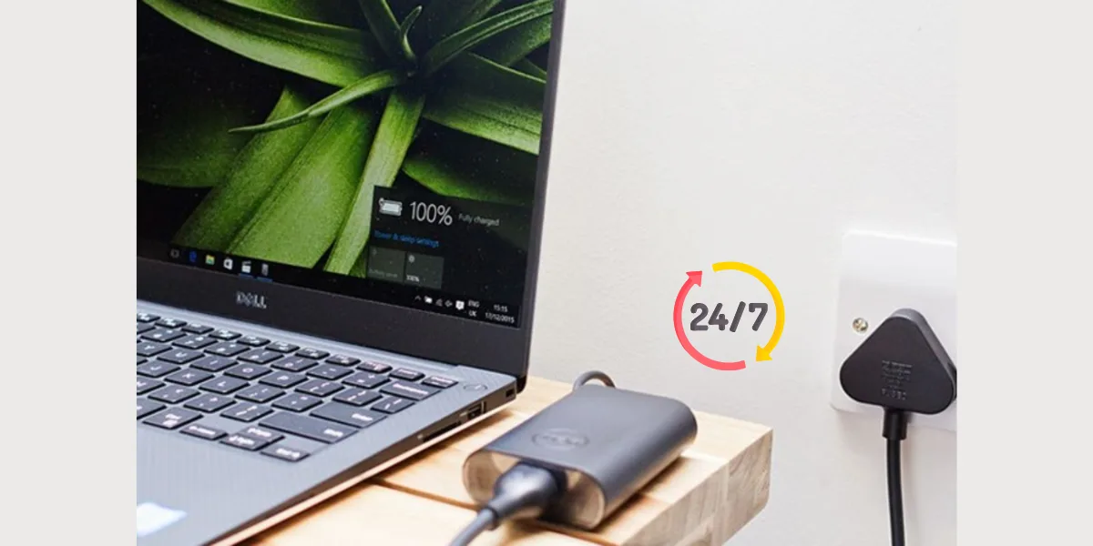Cắm Sạc Laptop Liên Tục