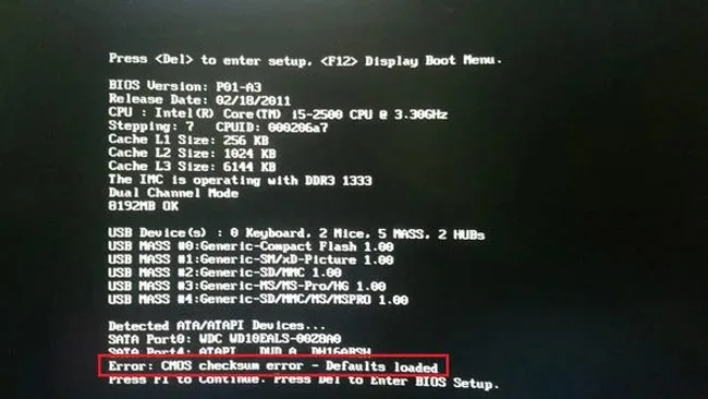 Laptop Không Lưu Bios Là Gì? Nguyên Nhân Pin Cmos Và Chip Bios