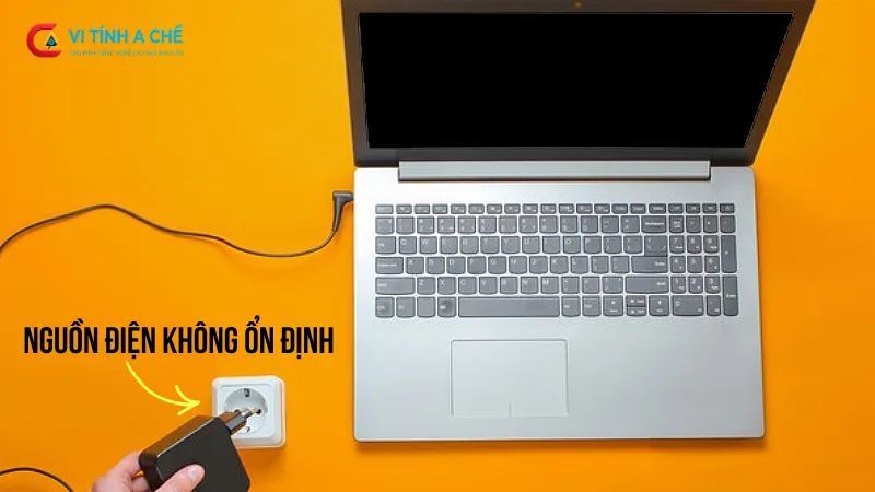 Cắm Sạc Laptop Khi Nguồn Điện Không Ổn Định Khiến Laptop Sạc Không Vào Pin