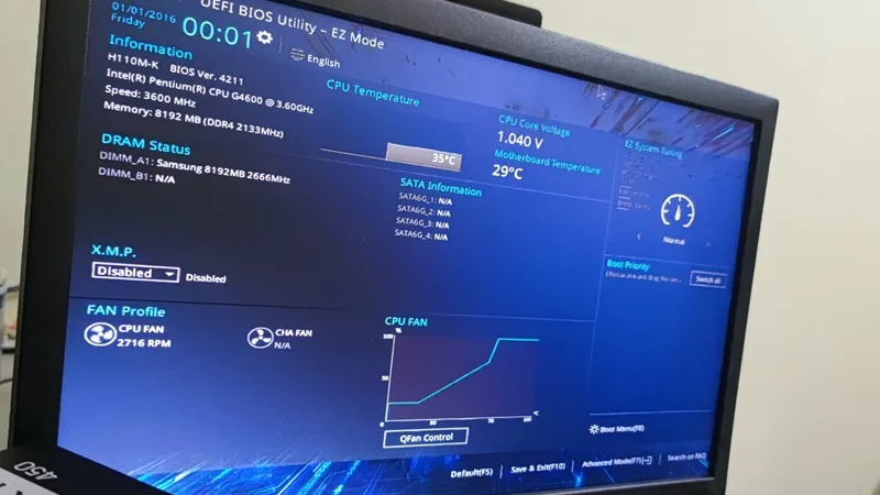 Laptop Bị Treo Bios