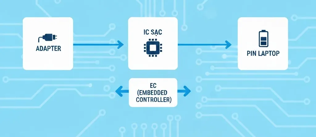 Lỗi Mosfet Sạc. Phân Tích Mạch Sạc Và Nguyên Nhân Sạc Sai Dòng 1 Lỗi Mosfet Sạc. Phân Tích Mạch Sạc Và Nguyên Nhân Sạc Sai Dòng