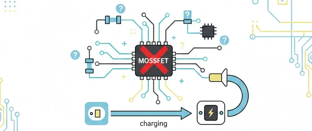 Lỗi Mosfet Sạc. Phân Tích Mạch Sạc Và Nguyên Nhân Sạc Sai Dòng 3 Lỗi Mosfet Sạc. Phân Tích Mạch Sạc Và Nguyên Nhân Sạc Sai Dòng