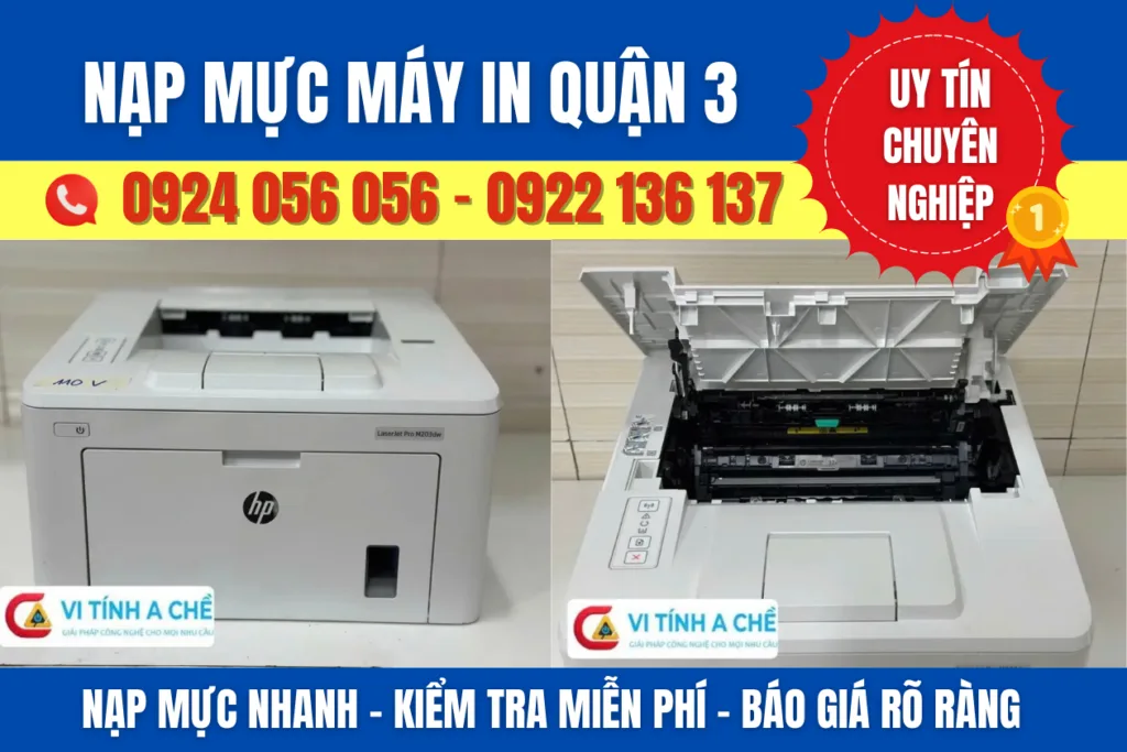 Nạp Mực Máy In Quận 3