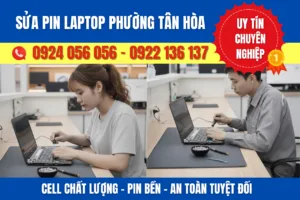Sửa Pin Laptop Phường Tân Hòa