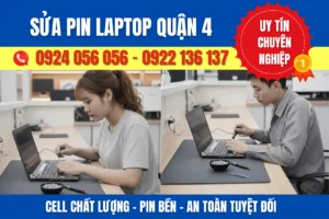 Sửa Pin Laptop Quận 4