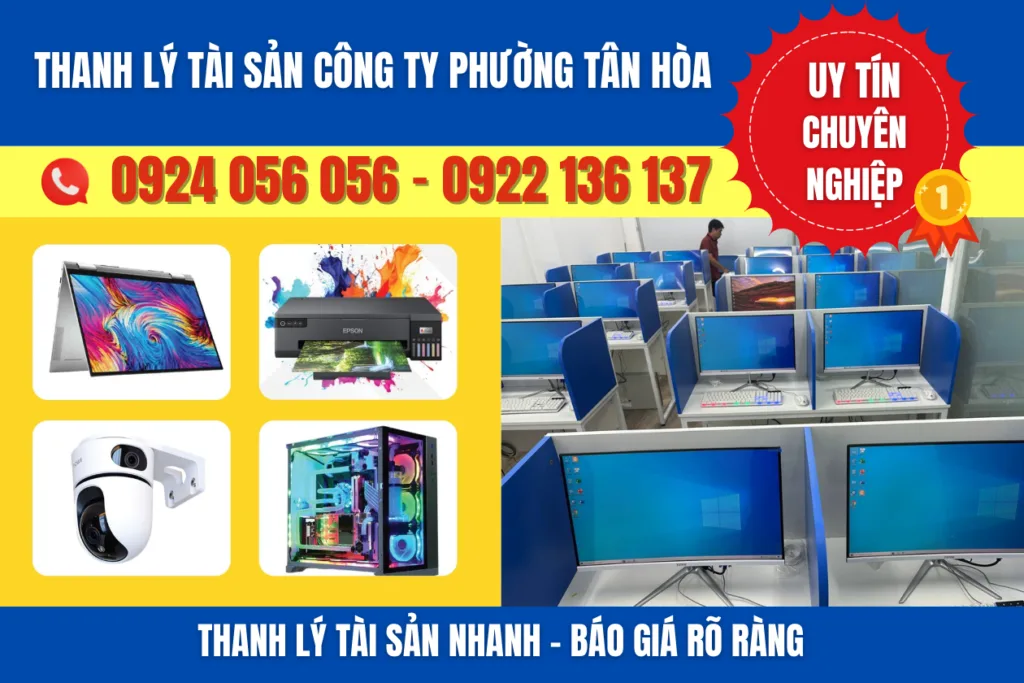 Thanh Lý Tài Sản Công Ty Phường Tân Hòa