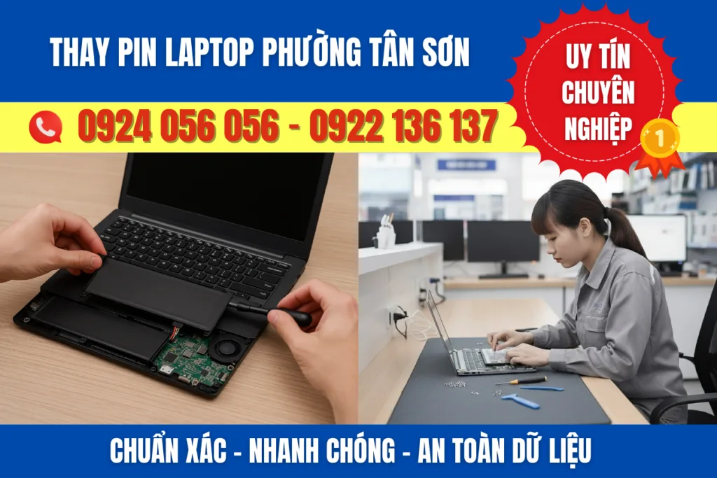 Thay Pin Laptop Phường Tân Sơn - Có Mặt 30 Phút | Bảo Hành Rõ Ràng 19 Thay Pin Laptop Phường Tân Sơn