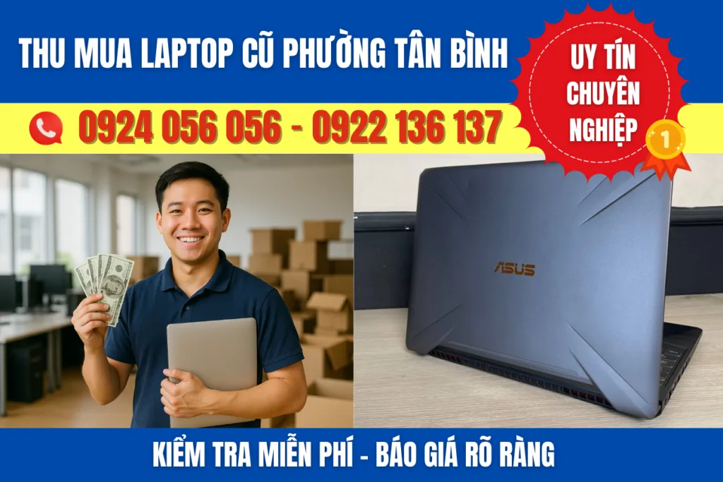 Thu Mua Laptop Cũ Phường Tân Bình