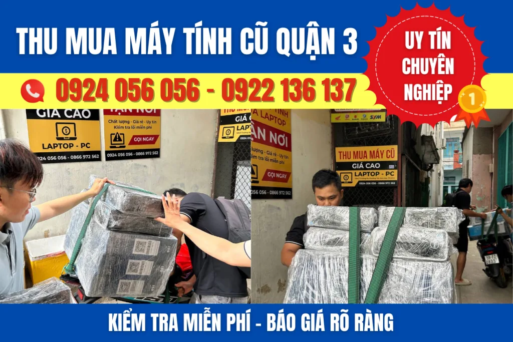 Thu Mua Máy Tính Cũ Quận 3