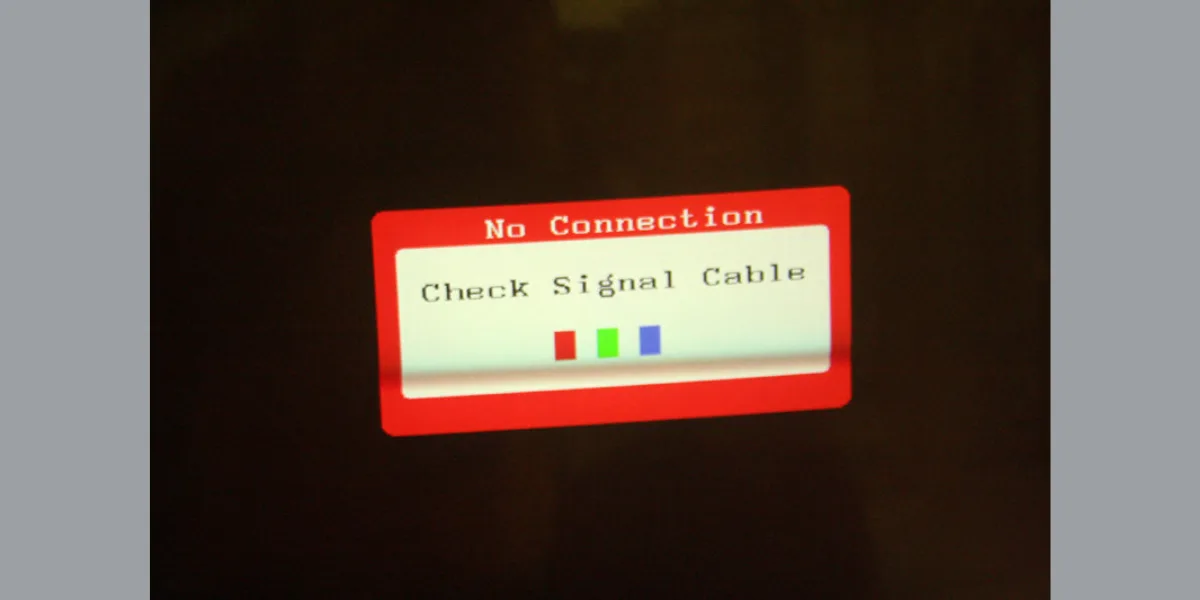 Màn Hình Hiện Chữ &Quot;No Signal&Quot; Hoặc &Quot;Check Signal Cable&Quot; Là Nguyên Nhân Khiến Máy Tính Không Lên Màn Hình