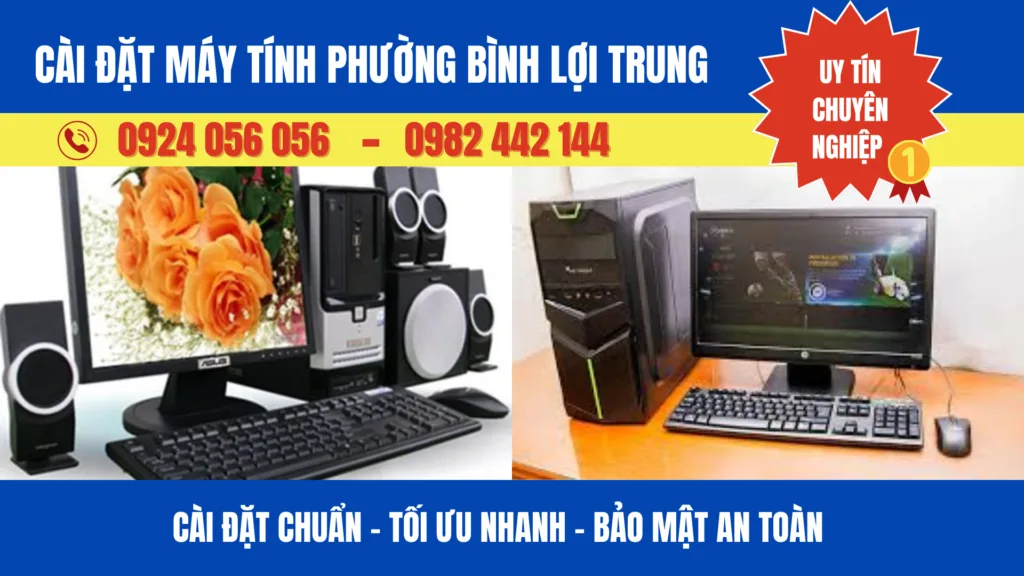 Cài Đặt Máy Tính Phường Bình Lợi Trung